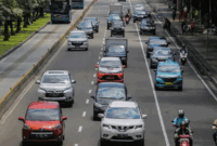 Ganjil genap Jakarta. (Liputan6.com/Faizal Fanani)