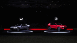 Honda Hybrid Sedan Prototype dan Acura Hybrid SUV Prototype. (dok. Honda)