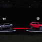 Honda Hybrid Sedan Prototype dan Acura Hybrid SUV Prototype. (dok. Honda)