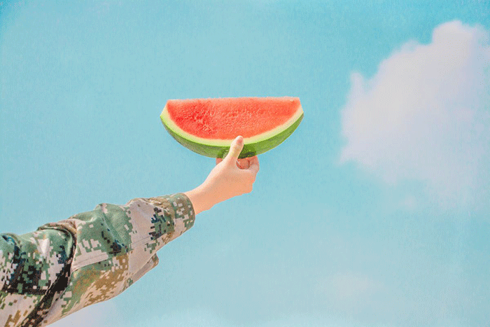 Ilustrasi semangka.(Dok. Unsplash/?? ?)
