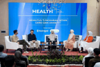 Gelaran Health Talk bertajuk Memutus Lingkaran Setan GERD dan Anxiety yang digelar di The Mirah Hotel Bogor, Sabtu (18/4/2026), memperkenalkan Protokol 5R. (Istimewa)