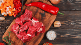 Ilustrasi daging kurban. (Freepik/ededchechine)