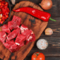 Ilustrasi daging kurban. (Freepik/ededchechine)