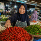 Pedagang Cabe di Pasar (Foto: Ist)