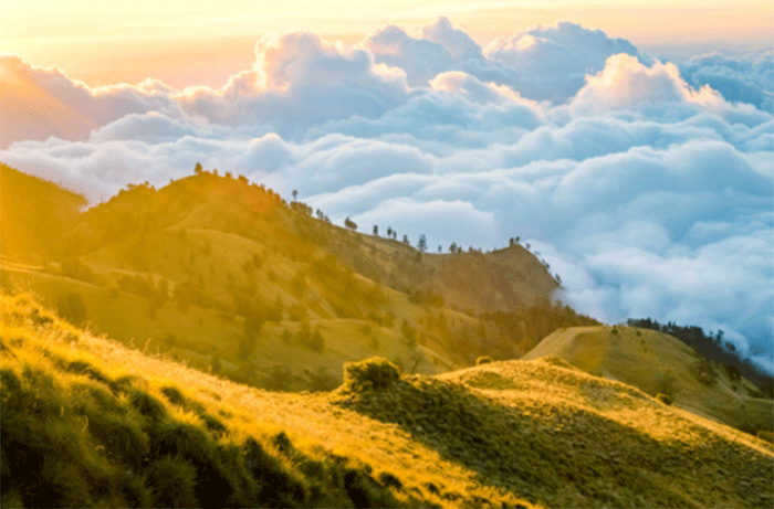 Ilustrasi pendakian Gunung Rinjani, Lombok. Foto: Shutter Stock