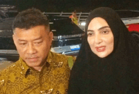 Anang Hermansyah-Ashanty hendak berangkat haji di Bandara Soekarno Hatta, Tangerang. Foto: Dok. Istimewa
