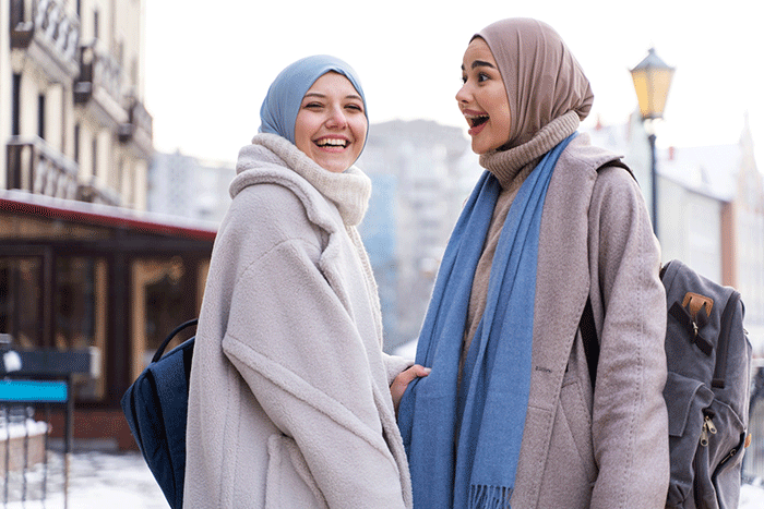 ilustrasi kalangan Gen Z  yang berhijrah