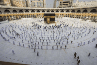 Foto: Ilustrasi Mekkah. (AP/Ministry of Media)
Baca artikel CNBC Indonesia