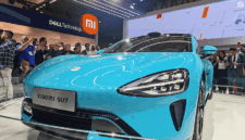 Xiaomi pamer mobil listrik Xiaomi SU7 di MWC 2024. Liputan6.com/Iskandar