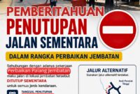 Dinas Perhubungan Kota Sungai Penuh menutup sementara Jembatan Kerinduan mulai 14 Juni 2026( poto : istimewa )