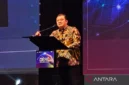 Direktur Jenderal Ekosistem Digital Kemkomdigi Edwin Hidayat Abdullah saat menyampaikan pidato sambutan, Selasa (23/6/2026). ( poto : ANTARA )
