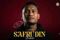 Safrudin Tahar resmi bergabung dengan Semen Padang FC.( poto : padangkita.com )