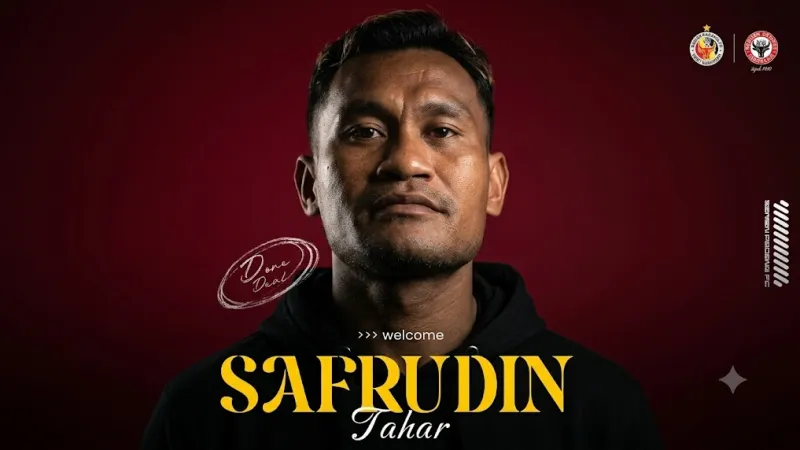 Safrudin Tahar resmi bergabung dengan Semen Padang FC.( poto : padangkita.com )