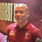 Pelatih Timnas U20 Indonesia, Nova Arianto.( poto : KOMPAS.com/Pratama Yudha)

