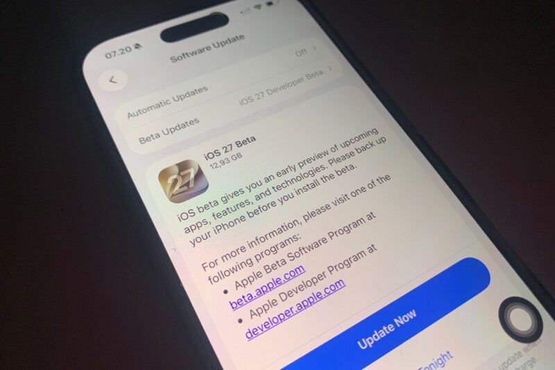 iOS 27 Beta.(poto : KOMPAS.com/Zulfikar Hardiansyah)
