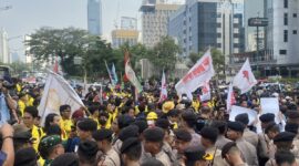 Ketua BEM Fakultas Hukum UI, Anandaku Dimas Rumi Chattaristo, mengatakan tim mahasiswa mengirim surat pemberitahuan pada 9 Juni 2026.( poto : kompas.com )