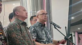 Direktur Penyidikan Jaksa Agung Muda Bidang Tindak Pidana Khusus (Dirdik Jampidsus) Kejagung, Syarief Sulaeman Nahdi dalam konferensi pers di Gedung Bundar Kejagung, Jakarta, Jumat (12/6/2026).(KOMPAS.com/NICHOLAS RYAN ADITYA)