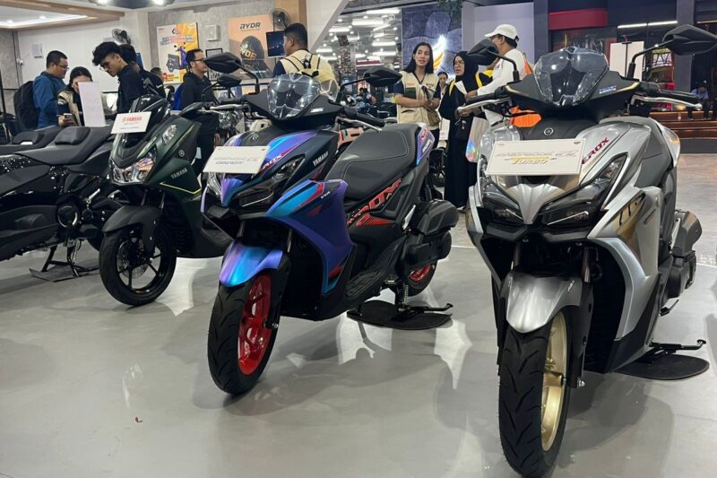 Ilustrasi booth Yamaha di Jakarta Fair 2026.( poto : KOMPAS.com/DIO DANANJAYA)