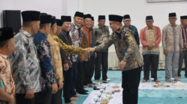 Wako Alfin saat saat menerima kunjungan dari tokoh Adat 6 luhah Sungai Penuh.( poto : prokopim)