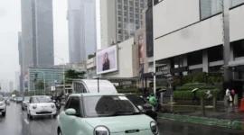 Mobil listrik asal China, Changan Lumin.( poto : ANTARA )