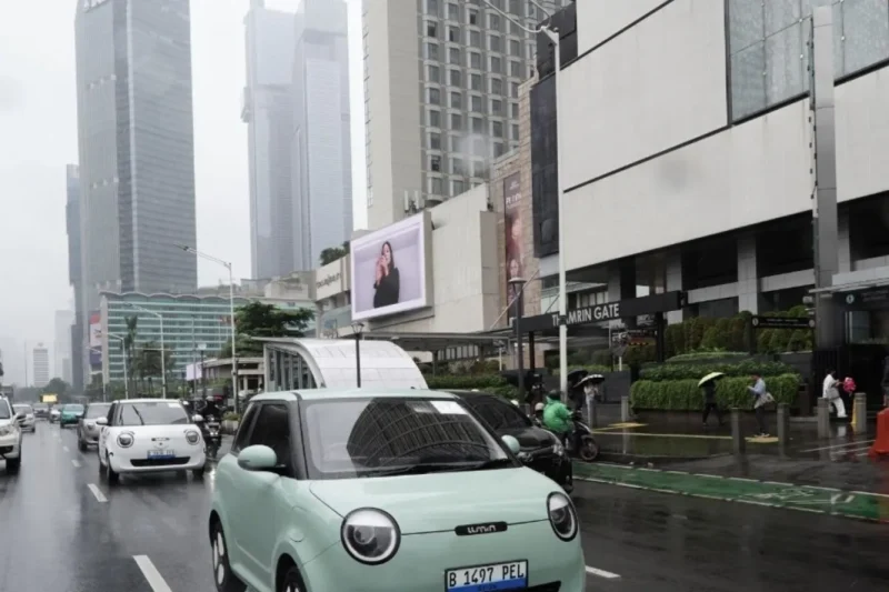 Mobil listrik asal China, Changan Lumin.( poto : ANTARA )