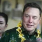 CEO Tesla Inc. sekaligus SpaceX Elon Musk usai menghadiri peluncuran layanan internet berbasis satelit Starlink ( poto : ANTARA )