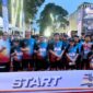 Puluhan negara mengikuti International Jam Gadang Fun Run 2026 di kawasan depan Jam Gadang, Minggu (7/6/2026). ( Poto : infosumbar.net )