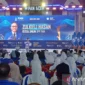 Menko Pangan Zulkifli Hasan saat memberikan sambutan pada pelantikan pengurus DPW PAN Aceh dan DPD PAN se Aceh, di Banda Aceh. ( poto : ANTARA/Rahmat Fajri )