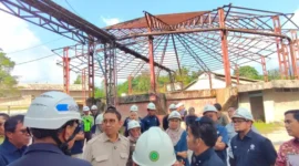 Ketua Indarung Heritage Society, M. Aidil Usman, menegaskan bahwa pelestarian kawasan harus melampaui upaya menjaga bangunan.( poto : langgam.id )