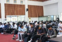 Antusiasme generasi muda Padang terlihat jelas saat seleksi hari pertama resmi digelar di Ruang Bagindo Aziz Chan, Balai Kota Padang, Aie Pacah, pada Kamis (18/6/2026).( poto : padangkita.com)