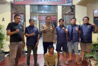 Polisi menangkap AE pada Selasa (23/6/2026) sekitar pukul 11.45 WIB( poto : infosumbar.net)