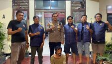 Polisi menangkap AE pada Selasa (23/6/2026) sekitar pukul 11.45 WIB( poto : infosumbar.net)