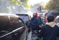Kemacetan parah kembali terjadi di kawasan Sitinjau Lauik, Sumatera Barat. Sejak Minggu (29/6/2025). poto : lintassumbar.co.id
