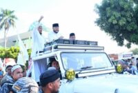 Hadir Wakil Wali Kota Padang Maigus Nasir, Anggota DPD RI Jelita Donal, serta Asisten Pemerintahan dan Kesra Setdaprov Sumbar Ahmad Zakri.( poto : infosumbar.net )
