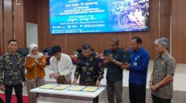 Penanda tanganan MOU antara LSF RI dengan UIN Imam Bonjol Padang( poto : infosumbar.net )