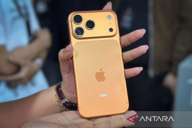 Tampilan iPhone 17 Pro Max.( Ilustrasi poto : ANTARA)