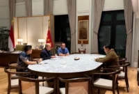 Presiden Prabowo Subianto(kanan).( poto : ANTARA )