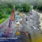 Penanganan permanen Jalan Nasional di Lembah Anai ketika progres pengerjaan mencapai 62% dengan target rampung seluruhnya akhir Juli 2026. ( poto : padangkita.com )