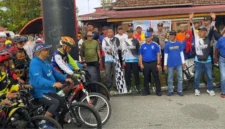 Gowes Amal GAFA Pariaman yang digelar Komunitas Sepeda Sehat Pariaman (KOSSPA), Minggu (21/6/2026).( poto : padangkita.com )