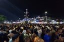 Suasana simpang tabuik Pariaman di penuhi lautan manusia yang menyaksikan ( poto : infosumbar.net )