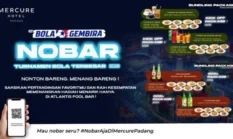 Mercure Hotel Padang Hadirkan Nobar Bola Gembira dengan Tayangan Resmi dan Promo Kuliner Menarik