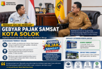 Ilustrasi H. Suryadi Nurdal, saat menerima kunjungan Kepala Samsat Kota Solok, Adrian Fetriskha, di ruang kerjanya, Rabu (24/6).( poto : chatGPT)