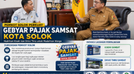 Ilustrasi H. Suryadi Nurdal, saat menerima kunjungan Kepala Samsat Kota Solok, Adrian Fetriskha, di ruang kerjanya, Rabu (24/6).( poto : chatGPT)