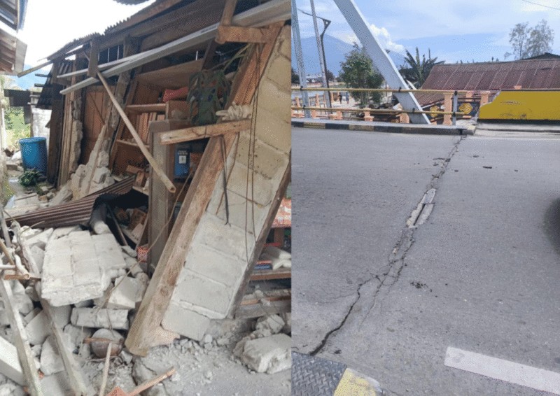 Gempa magnitudo 6,7 mengguncang Sulawesi Tengah( poto : propublika )