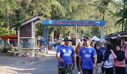 Wali Kota Pariaman mengajak masyarakat memperkuat pencegahan narkoba melalui Jalan Santai HAN 2026 dan menargetkan Kelurahan Pasir bebas narkoba.