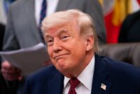 presiden Amerika Serikat Donald Trump ( poto : republika.co.id ).