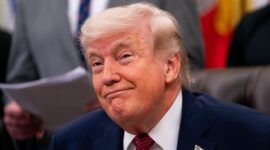 presiden Amerika Serikat Donald Trump ( poto : republika.co.id ).