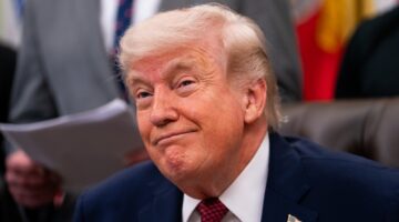presiden Amerika Serikat Donald Trump ( poto : republika.co.id ).