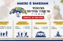 Prosesi Hoyak Tabuik Piaman 2026 mencapai puncaknya di Pantai Gandoriah, Kota Pariaman, Minggu (28/6/2026).( poto : padek.jawapos.com )