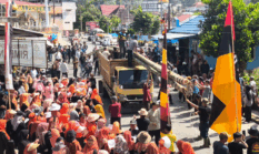 Hulu Baleang dan Sike Menggema, Penyambutan Tiang Karamentang Rio Mendiho